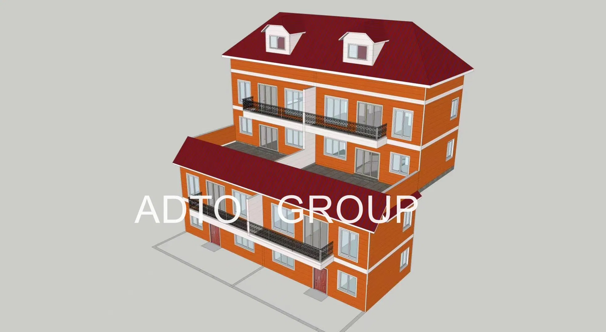 Prefabricated Container House Floating Home Apartment Blocks for Office