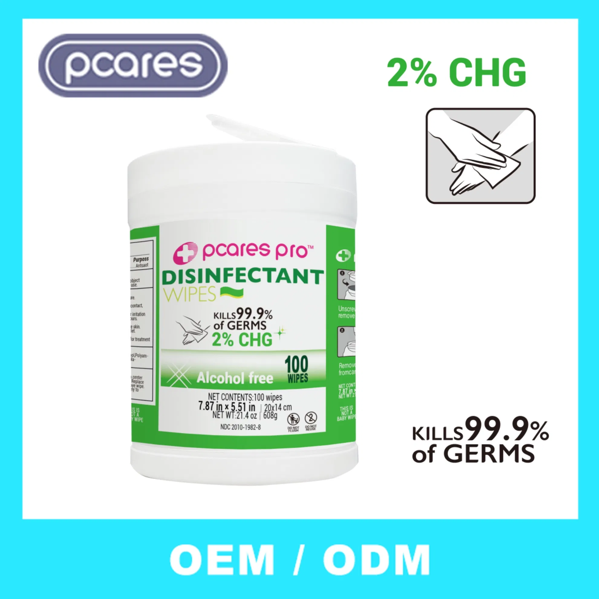 OEM Custom Logo Medical Grade 75% Isopropyl Alcohol Wet Wipes Sterile Skin Hospital Household Machine Disinfecting Wipes