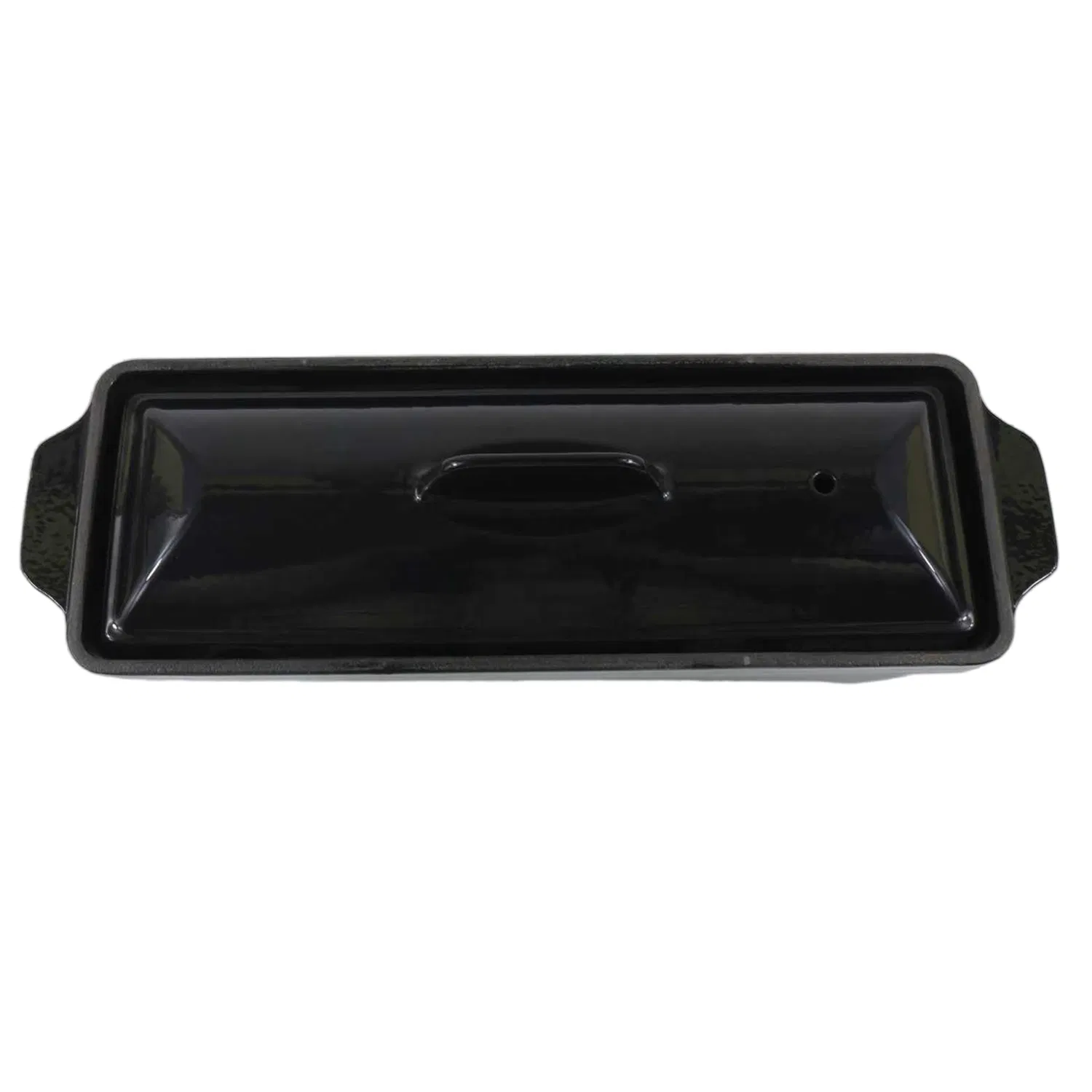 Прямоугольная эмалированная чугунная хлебница