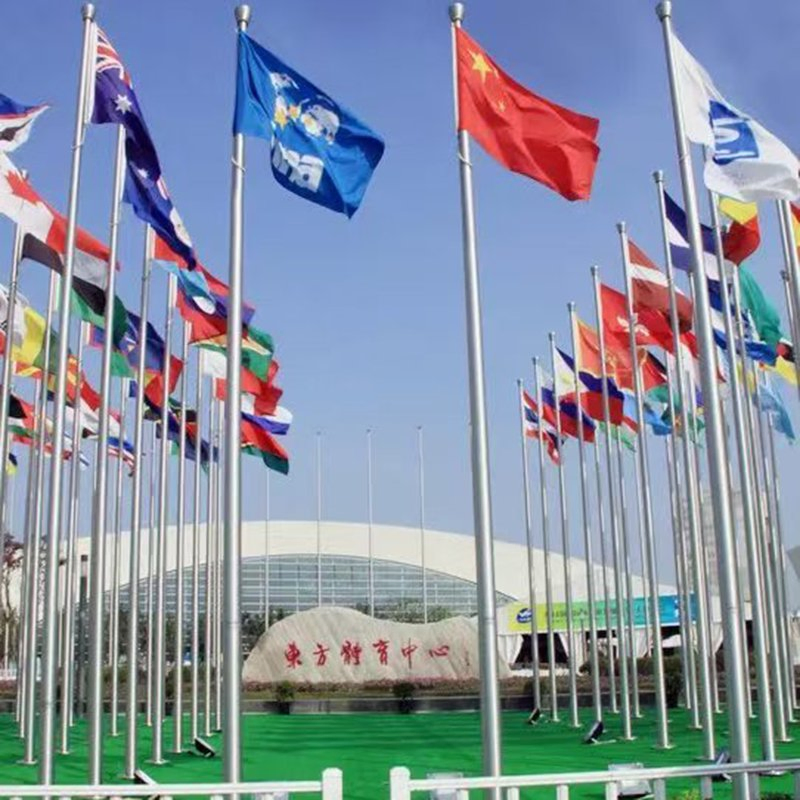 Cheap Wholesale Table Top Flagpole Indoor Advanced Telescopic Miniature 3 Meter Flag Pole