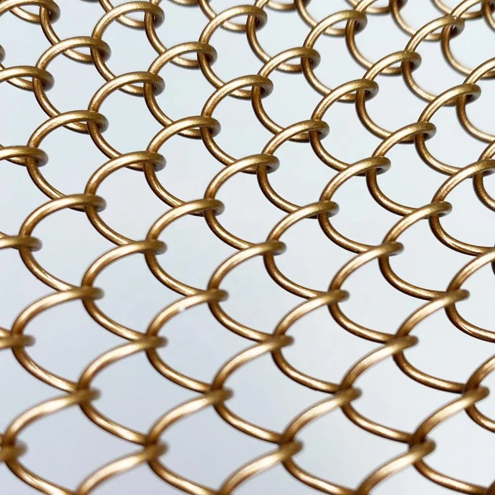 Interior Decorative Metal Mesh Room Divider Drapery Curtain Fabric