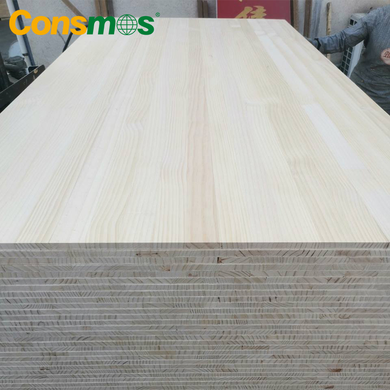 Cheap 1220*2440mm 24mm/30mm Waterproof Radiata Pine Wood Finger Joint Board Laminated Lumber for Decoration