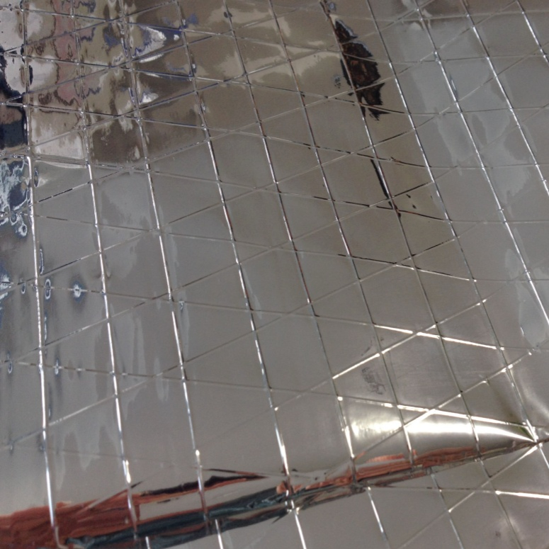 Perforated Aluminizing Scrim Film for Flexible Duct Wrap Insulation Foil Facing