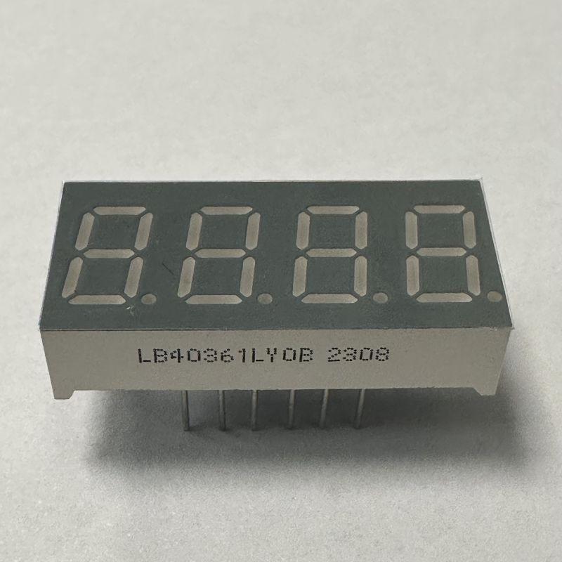 4 Digit 7 Segment LED Display Common Anode for Instrument Panel
