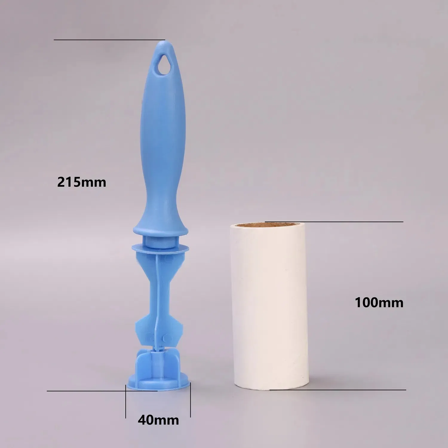 Portable Household Cleaning Lint Brush and Sticky Paper Roller Dog Cat Pet Hair Remover for Clothes for Clothes and Linens Refill Mini Lint Roller