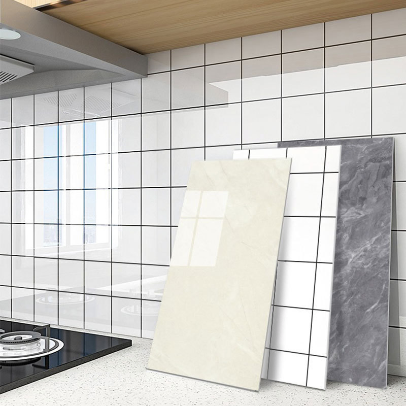 40X80cm Self-Adhesive Peel Wallpaper 3D Foam Marble Wall Sticker for Bathroom