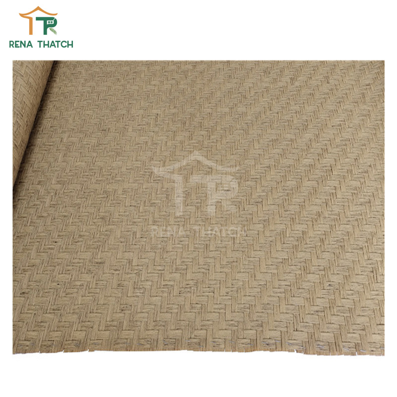 Ceiling Artificial Rattan Weave Synthetic Rattan Mesh Webbing Roll Material