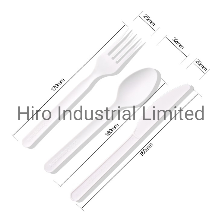 High Quality 100% Compostable Biodegradable Disposable PLA Cutlery