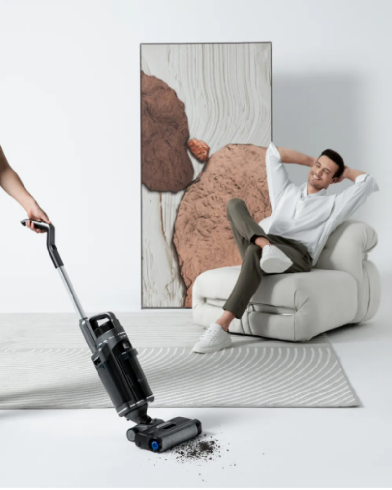 Multi-Purpose Cleaning System with Floor Washer Attachments