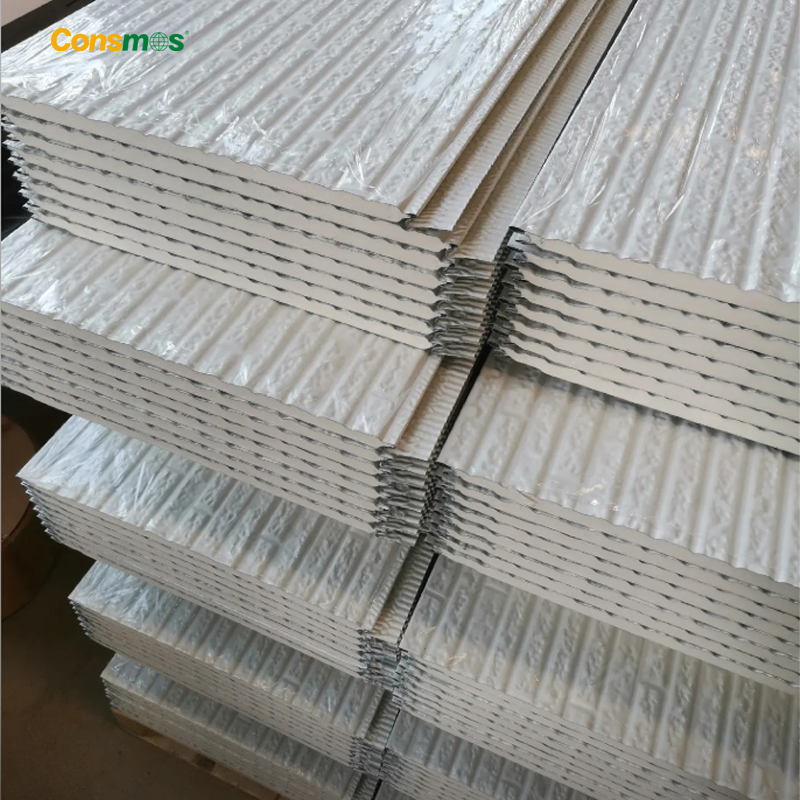 Builder's Warehouse Polyurethane/EPS/SIP/PIR Sandwich Panel Foam Insulation Metal Roof Paneling for Wall