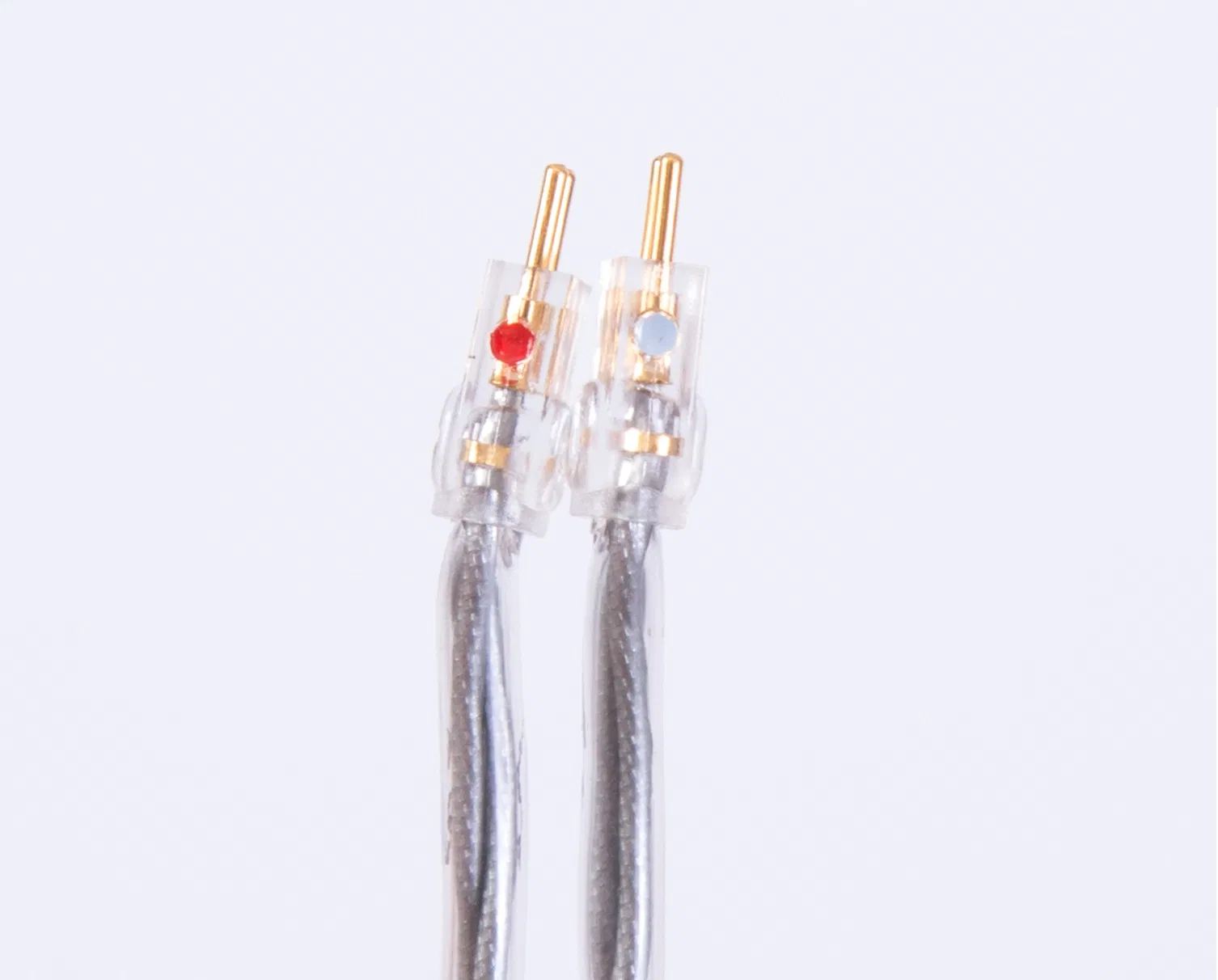 High Quality 2pin Iem Grey Wired Earphone Cable