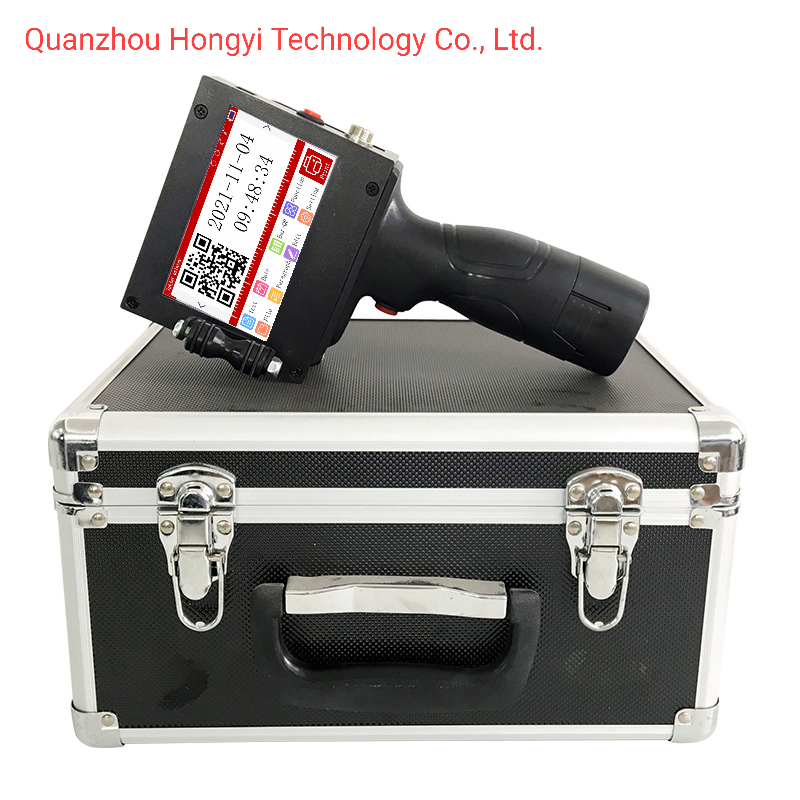 25.4mm Handheld Inkjet Printer Portable Inkjet Printing Machine Expiry Date Printer Batch Coding Machine