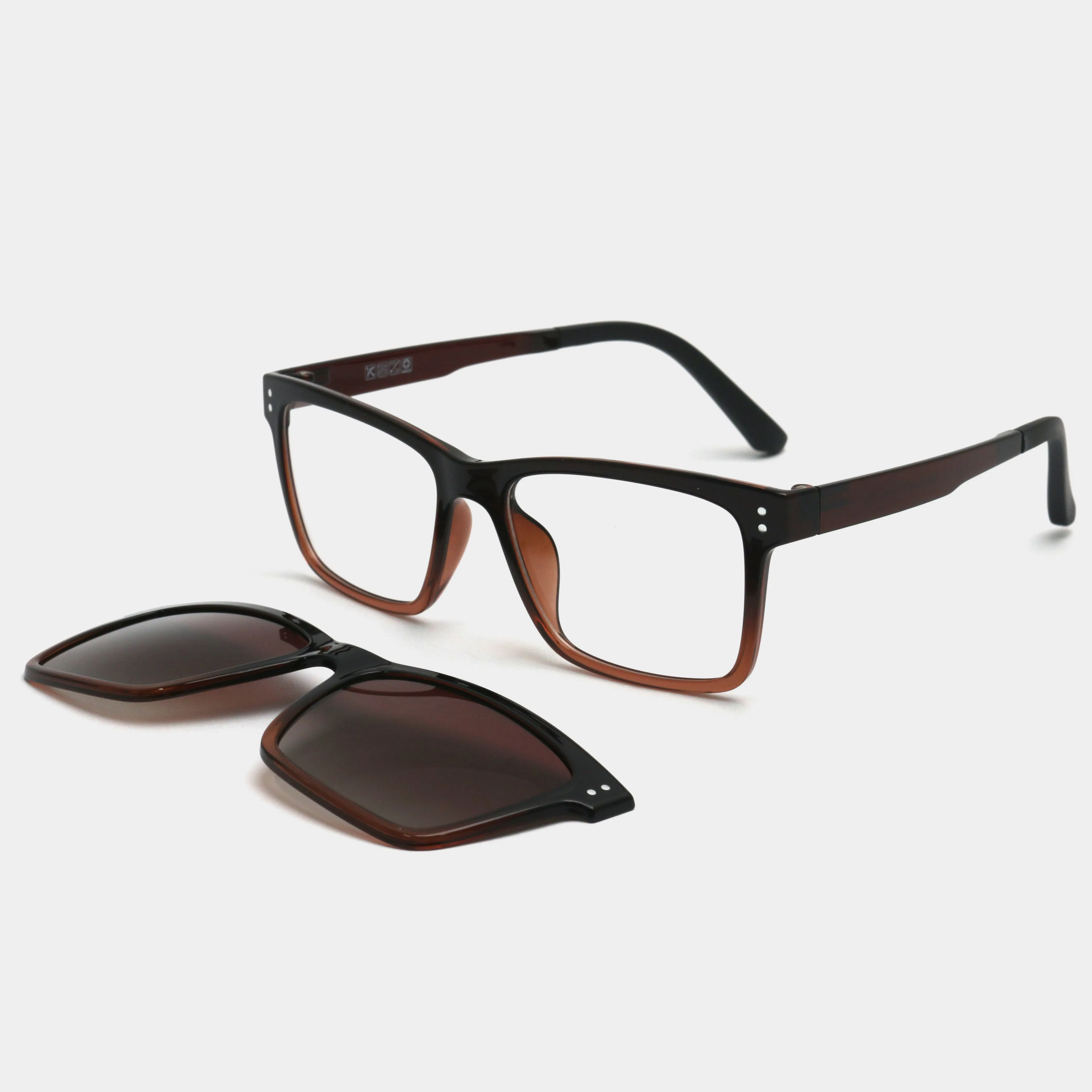 Magnetic Clip on Tr90 Optical Eyeglasses Frame UV400 Certified Fashion Style