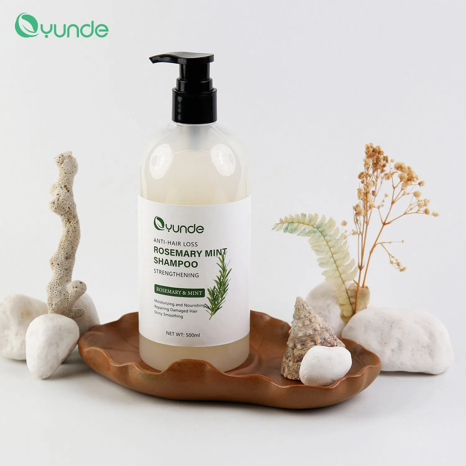 Private Label Hair Treatment Strengthening Hair Growth Rosemary Mint Shampoo