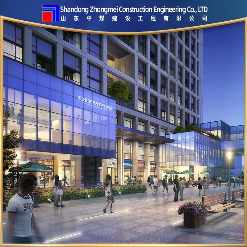Energy Efficient Building Material Glass Curtain Wall with Aluminum Profile Curtain Wall Frame for Clear Curtain Wall Wholesale Glass Curtain Wall Construction