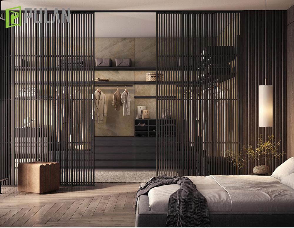 Latest Design Quiet Anti Rust Aluminum Sliding Door for Balcony/Open Dressing Room/Shop