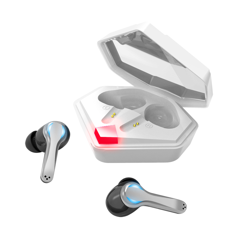 Factory Top Sell Gaming in-Ear Tws Bt 5.1 Colorful Light Headset Low Latency Earbuds Wireless Earphones & Headphones