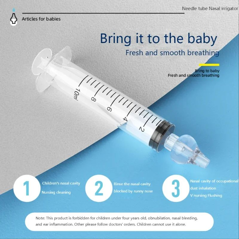 High Quality Baby Nose Cleaner 10ml Nasal Syringe Irrigator Nasal Aspirator