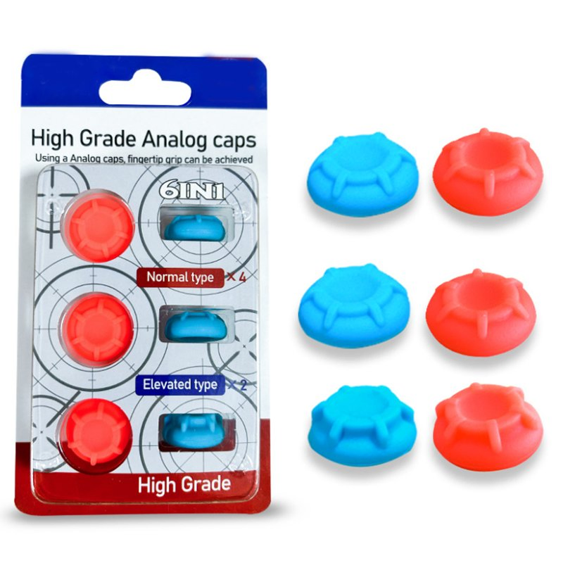 Anti-Slip Joystick Caps for Nintendo Switch 2 Controller Thumb Grip Soft Silicone Cover