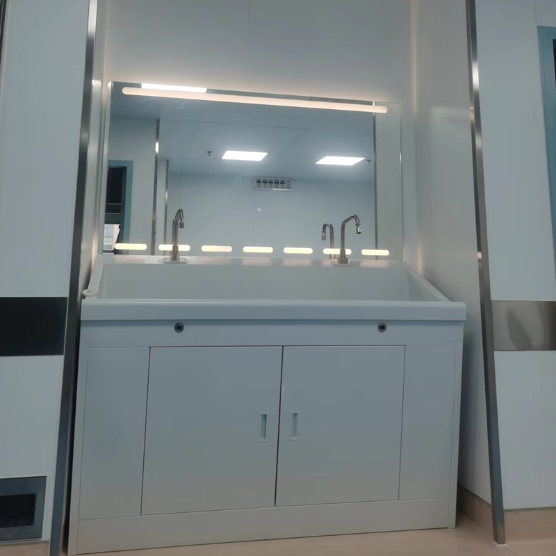 2 Person's Automatic Flush Water Hospital Sink