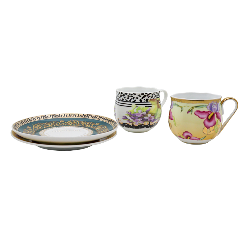Набор чашек для кофе эспрессо из фарфора Bone China