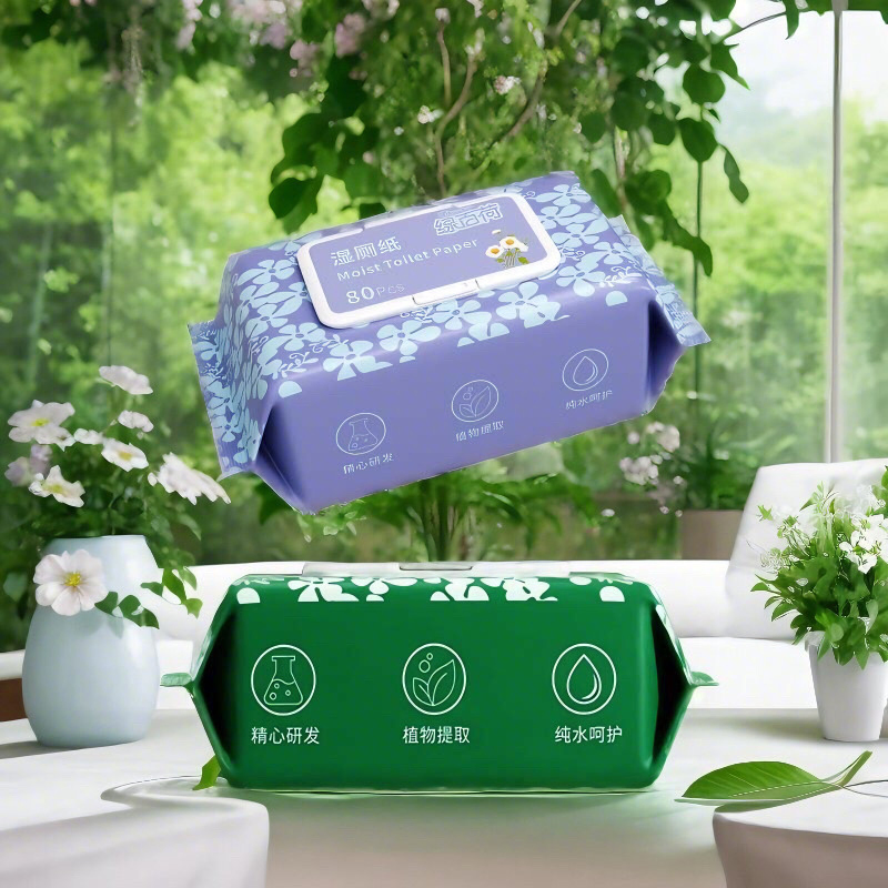 New Arrvial Factory Flushable Biodegradable None-Waven Pure Water Toilet Wipes