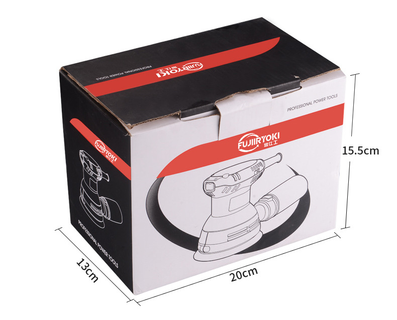 Professional 125mm 300W Electric Sander with Dust Extraction Port for Wood Polishing and Surface Sanding