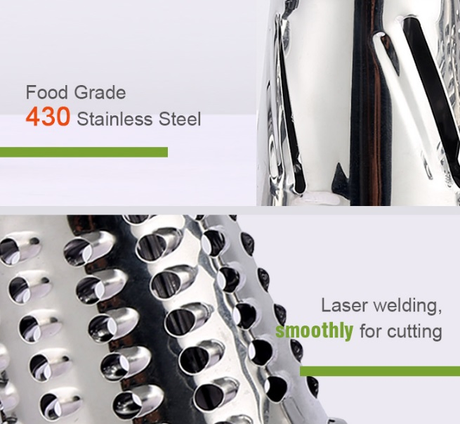 Тёрка Nutri Slicer с 3 лезвиями для овощей и сыра