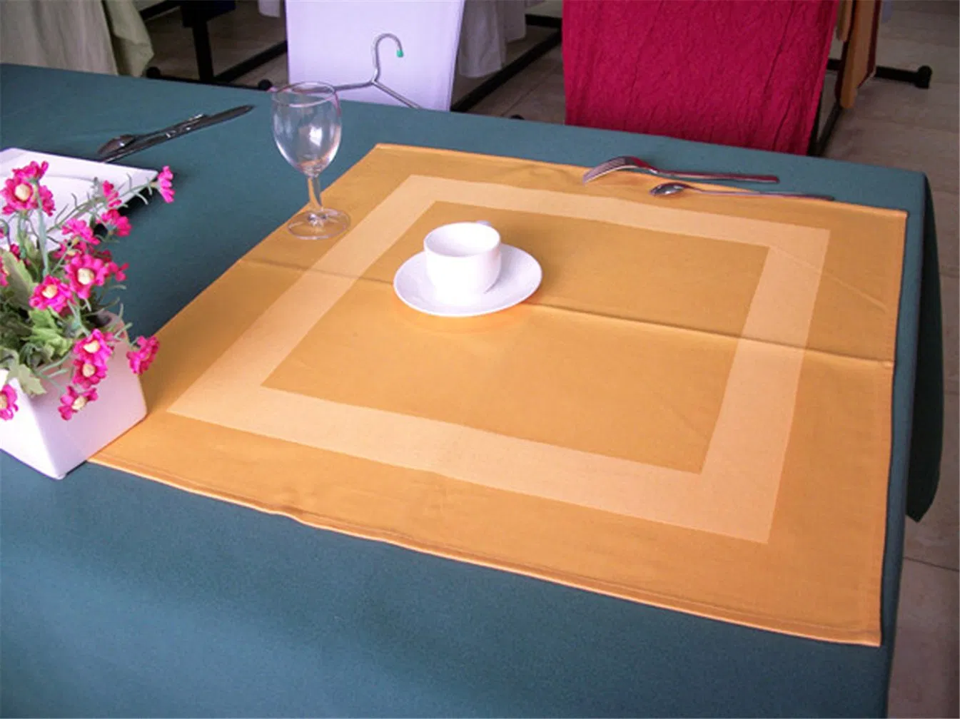 Disposable Tablecloth Tablecloth Striped Round Blue Tablecloth Green White Tablecloth