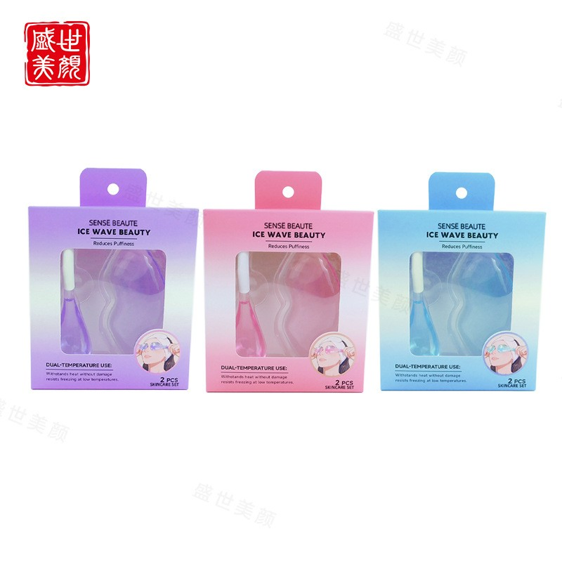 Custom Ice Roller Therapy Skin Tightening Face Massage Facial Beauty Kit