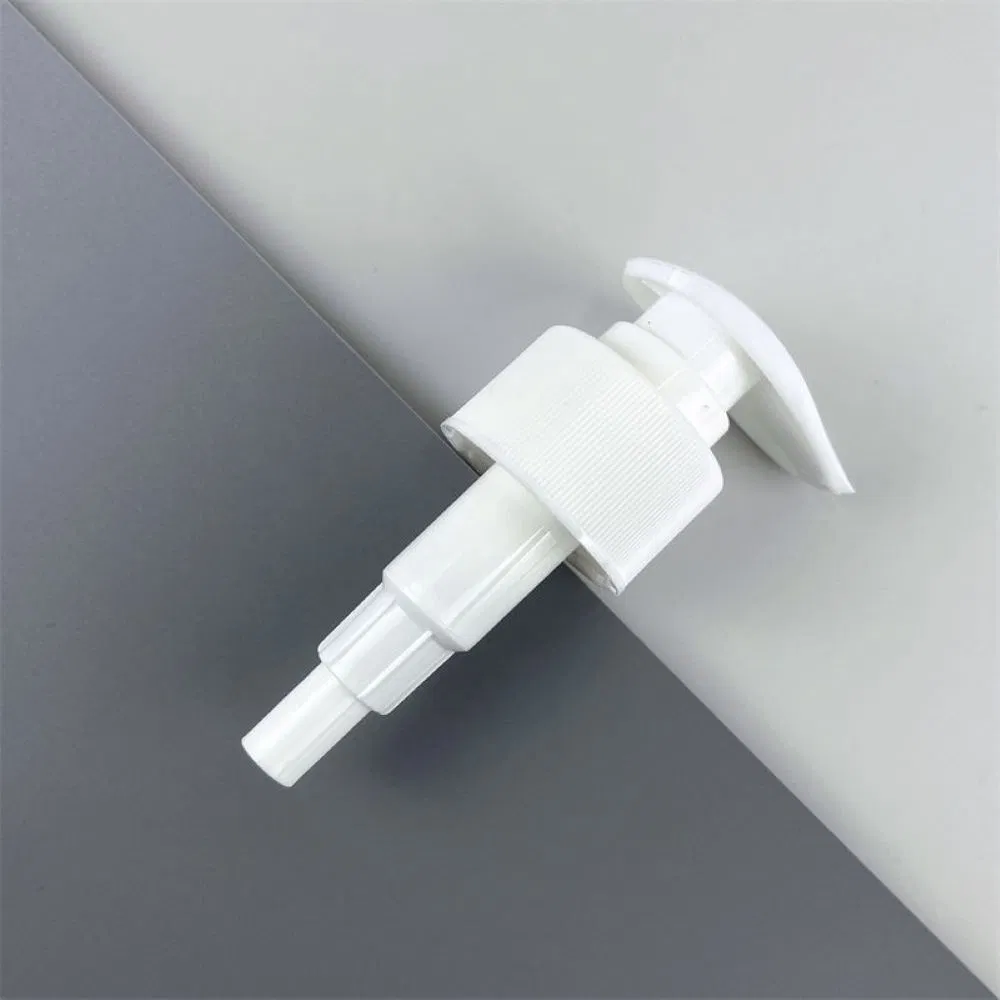 Chinese Factory 28/410 White Plastic Liquid Pump Dispenser Pump Smooth Closure Shampoo Lotion Pump for Cream Foam Spray Bottle Stopper