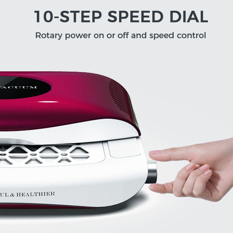 2026 New Foldable Nail Vacuum Cleaner Brushless Dual-Turbo Nail Dust Collector