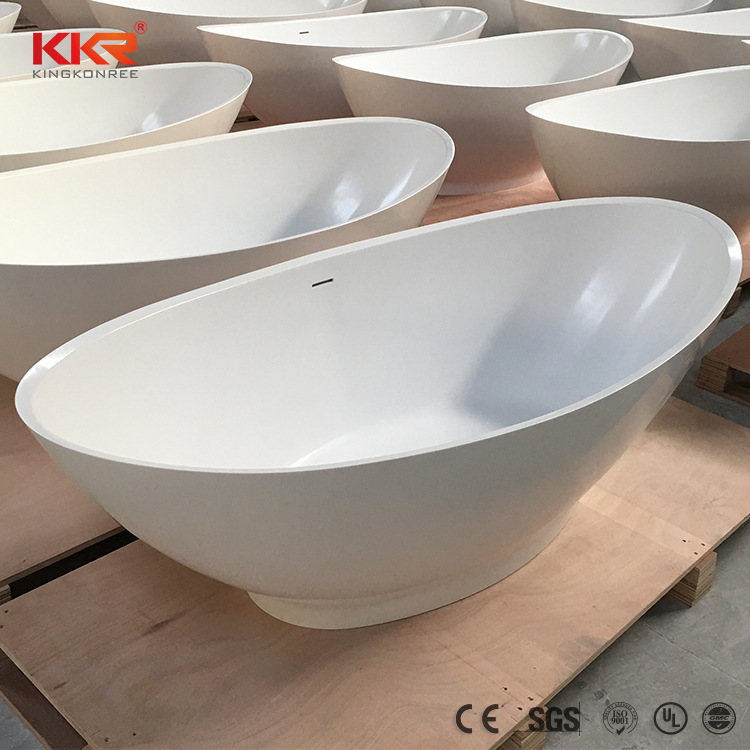 Каменная акриловая ванна с душем, европейский дизайн