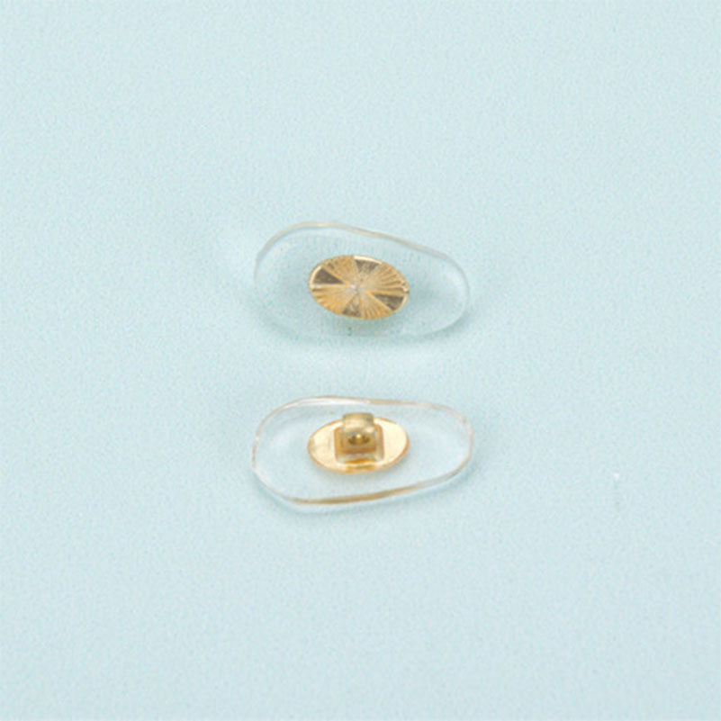 Multiple Sizes Clear Metal - Core PVC Nose Pads