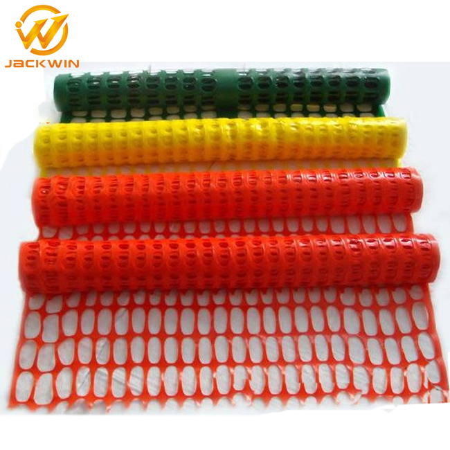 100% New Material 1*50m HDPE Plastic Mesh Orange Safety Fence