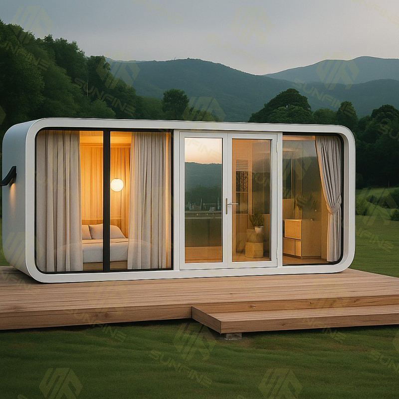 Luxury Apple Cabin Container Office Apple Cabin