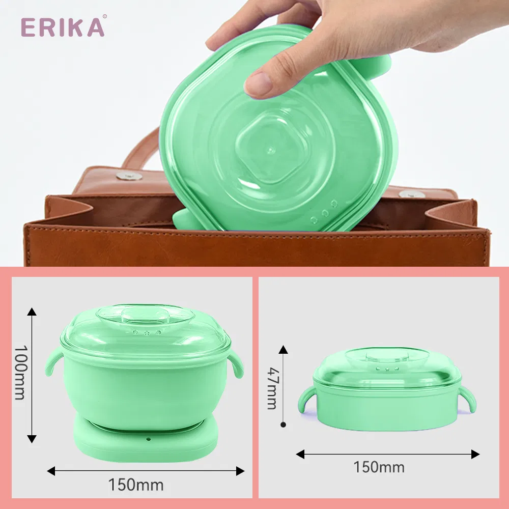 Silicone Bowl Portable Electric Wax Warmer for Salon SPA Home Use