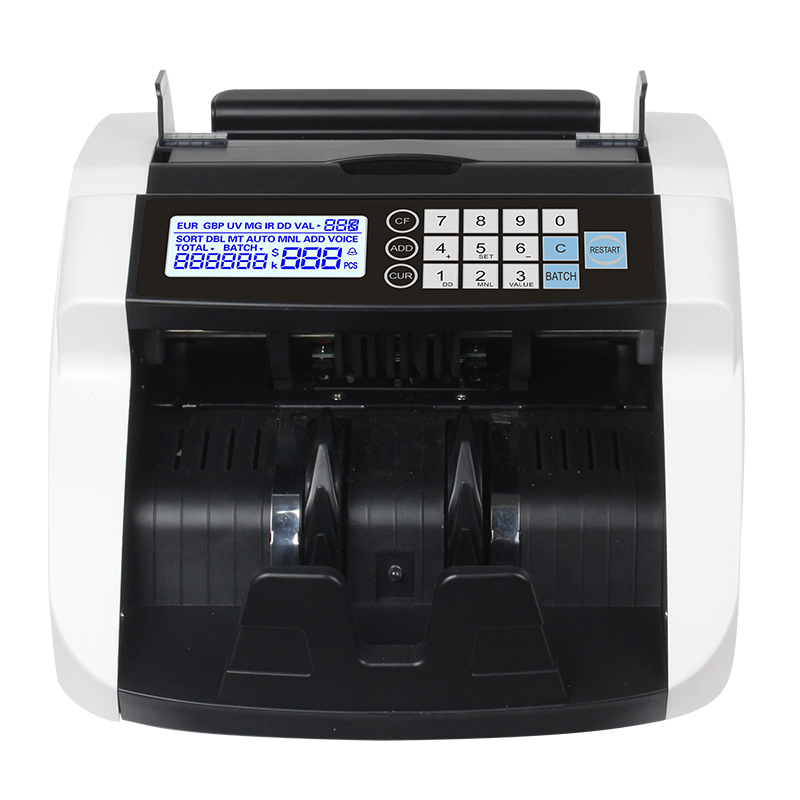 Financial Equipment Bill Counters Money Counter with UV Mg IR Dd Banknote Value Counter Cashing Counting Bill Counting Machines Banknote Counter