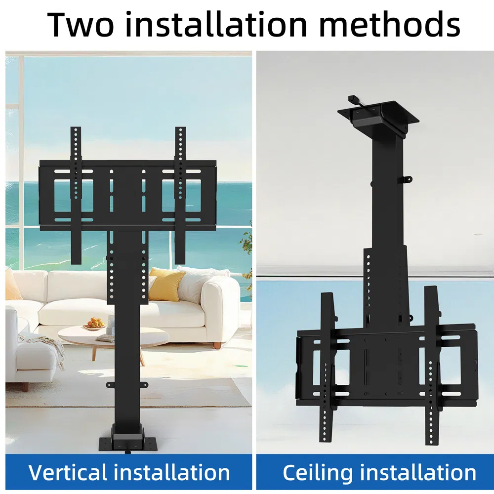 Motorized Hidden LCD TV Height Adjustable Ceiling Cabinet Motorised TV Lift Mechanism