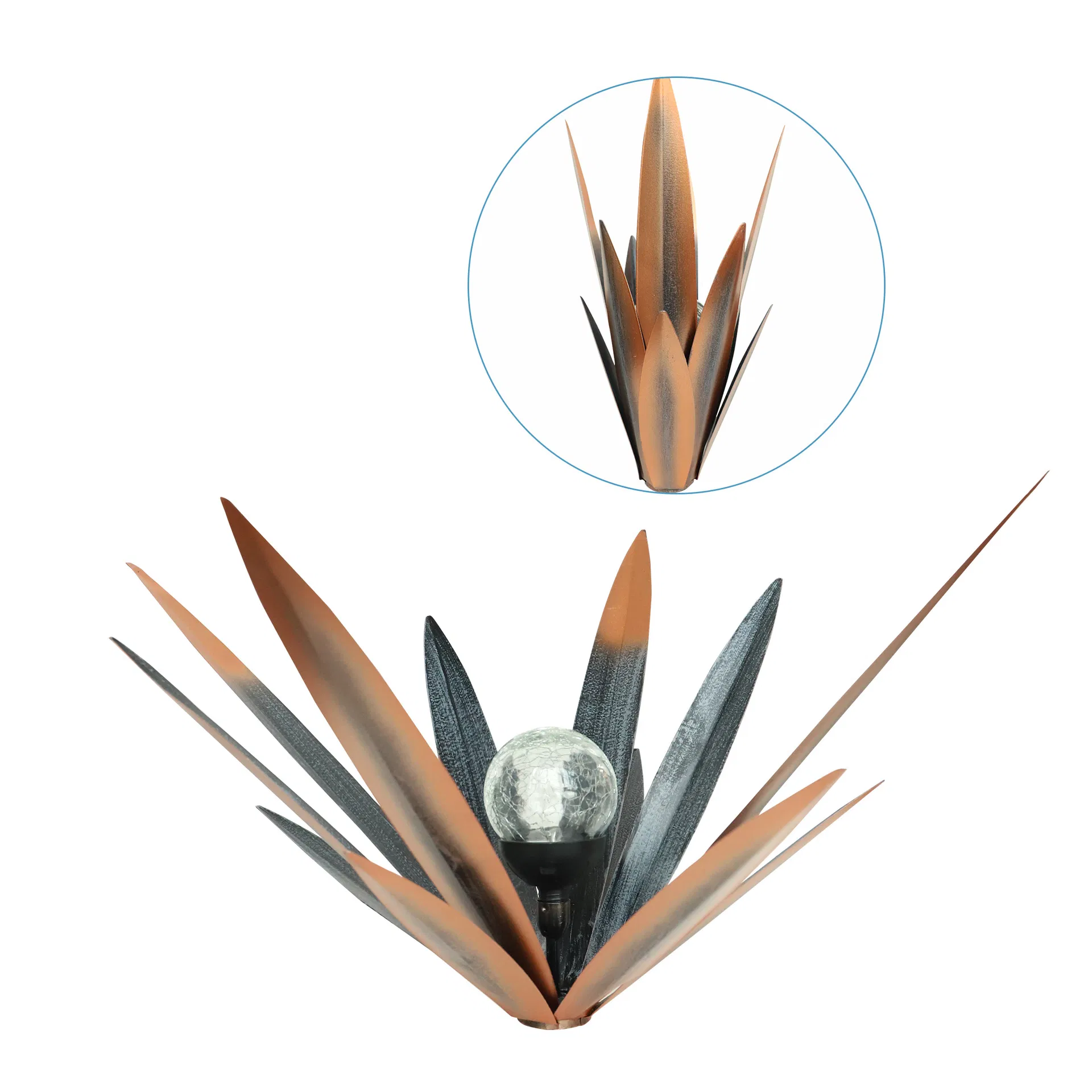 Tequila Agave Plant Sculpture Garden Decor Assembly Outdoor Statue Ornament Wyz28395