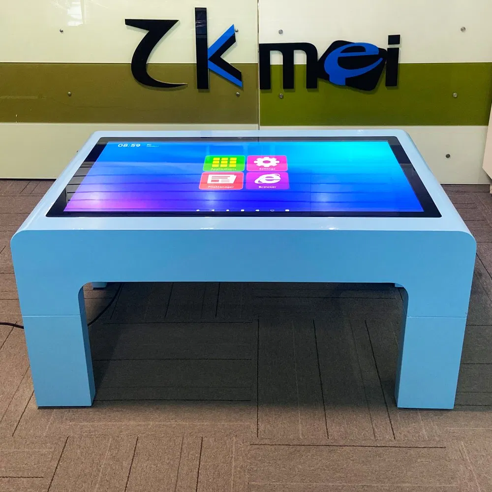 Multi-Touch Coffee Table 43 Inch High-Brightness for Exhibition Hall