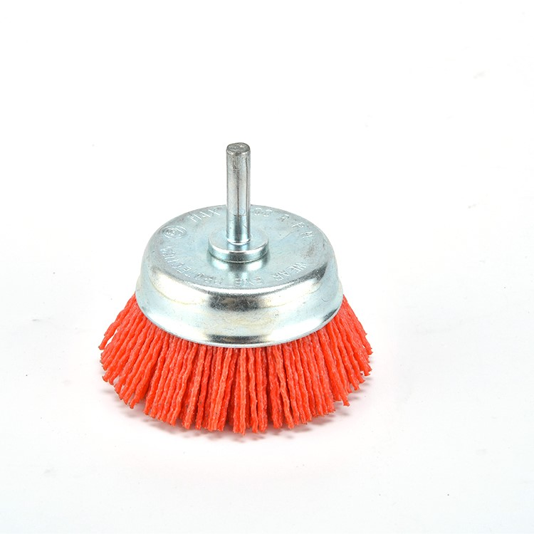Sali High Quality 75mm Nylon Wire Cup Brush with Shank