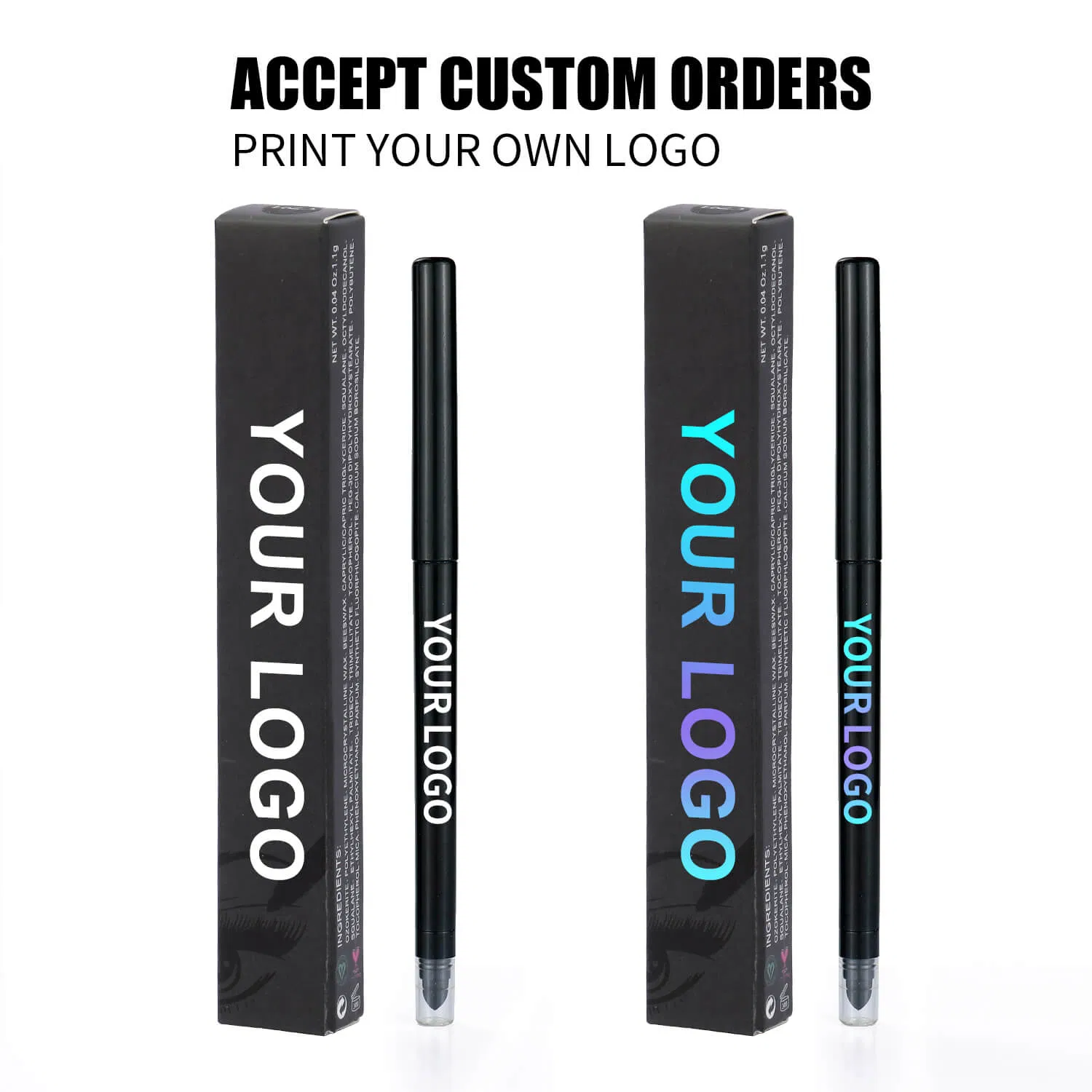 5% off High Pigment Vegan Mineral Makeup Eyes Shadow Pencil Package Waterproof