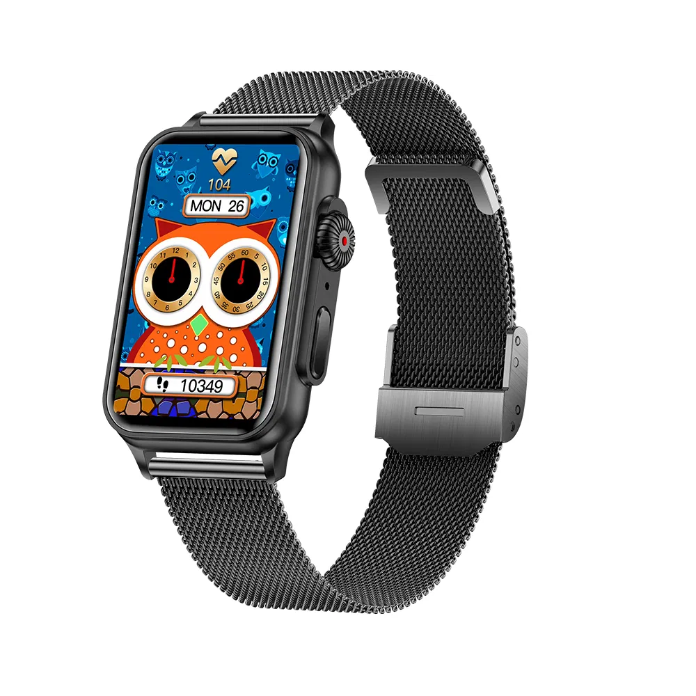 Умные часы H23 с браслетом для звонков, нержавеющая сталь