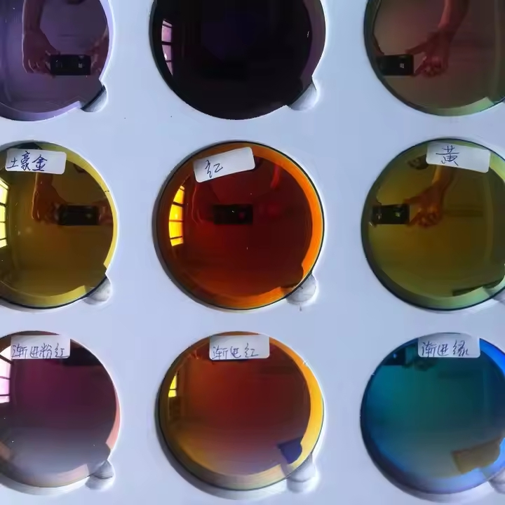 Good Quality Sunglasses Lenses Tinted 1.61 Lens Gradient Coloured Lenses