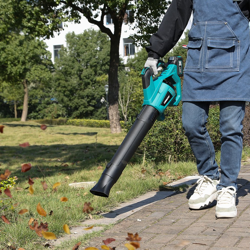 Powerful 20V Battery-Powered Leaf Blower for Outdoor Maintenance