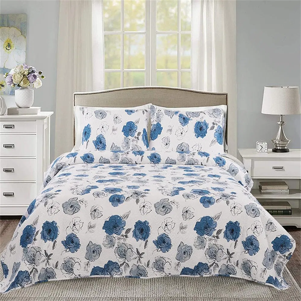 Printing Ultrasonic Duvet Cover Set for Home or Hotle Bedding Set Bedspread