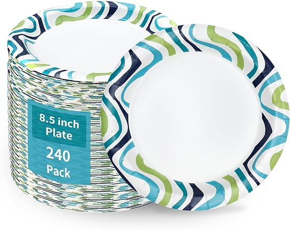 9 10 12 Inch Compostable Disposable Eco Friendly Paper Plate Custom Logo