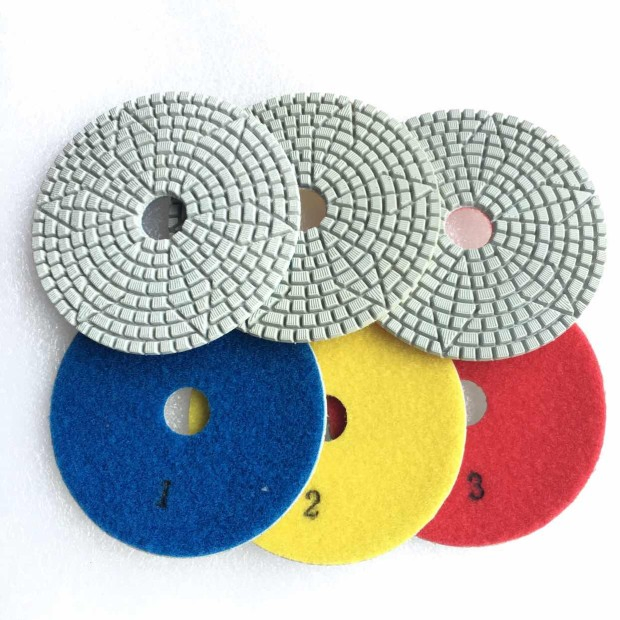 4" Resin Polishing Pads for Concrete Floor