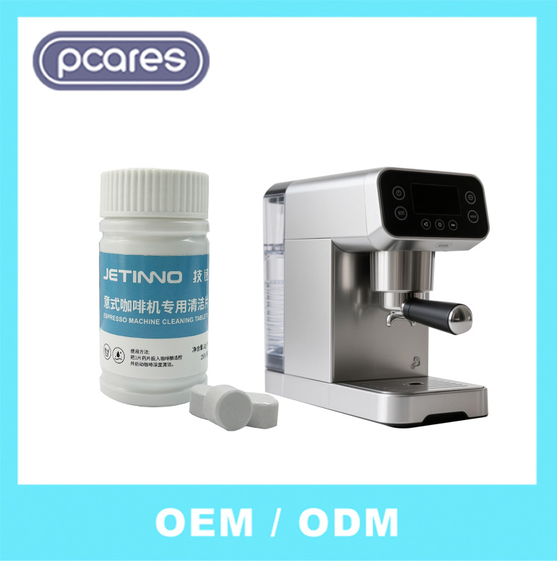 Automatic Coffee Machine Cleaning Tablets 100 Tablets/Bottle Alkaline Cleaner Business Buyers Hotel Cafe